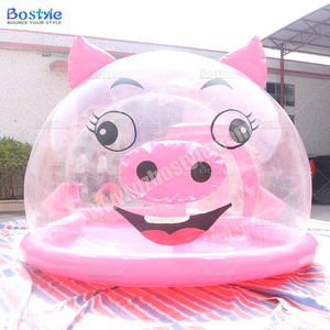 Tenda gonfiabile su misura rosa del maiale della tenda di <span class=keywords><strong>campeggio</strong></span> del grado commerciale tenda gonfiabile di evento per il noleggio del partito - Product Image 1