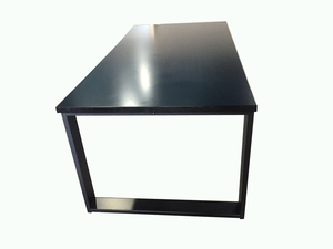 Tavolino moderno con struttura in metallo <span class=keywords><strong>allungabile</strong></span> piano in legno semplice Design europeo per la casa Hotel arredamento <span class=keywords><strong>sala</strong></span> bagno - Product Image 3
