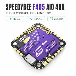 Contrôleur <span class=keywords><strong>de</strong></span> <span class=keywords><strong>vol</strong></span> FPV SpeedyBee F405 AIO 40A Bluejay 3-6S 25,5 mm ESC 4-en-1 Type C <span class=keywords><strong>pour</strong></span> <span class=keywords><strong>drone</strong></span> Cinewhoop - Product Image 1