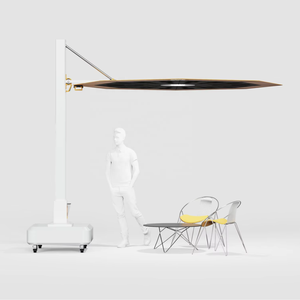 Ombrello Solare Pieghevole Ecologico con Porta di Ricarica per Cellulare, Accessorio Pratico per Esterni - Product Image 5