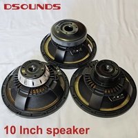 Haut-parleur audio professionnel de 10 pouces avec aimant néodyme VC de 2,5 pouces, puissance de 300 Wrms, haut-parleur audio pour système de sonorisation en ligne