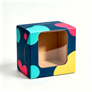 Boîte en carton personnalisée avec fenêtre transparente en PET, emballage de vente au détail pour jouets sensoriels pour enfants - Product Image 4