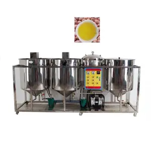 2000 kg pro Tag voll automatische essbare Erdnussöl raffinierungs anlage Roh palmöl raffinerie Maschinen ausrüstung