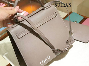 Sac à main en cuir véritable cousu main, sac de luxe en cuir de vachette avec surpiqûres, entièrement en cuir à l'intérieur et à l'extérieur, sac de créateur fait main - Product Image 3