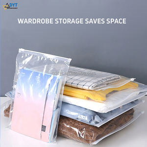 Organizer sacchetto di plastica sacchetto per la polvere di <span class=keywords><strong>abbigliamento</strong></span> con chiusura a Zip sacchetti di plastica <span class=keywords><strong>abbigliamento</strong></span> con segnali di pericolo di soffocamento - Product Image 3