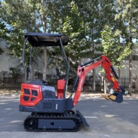 Livraison gratuite !! Mini-excavatrice d'occasion chinoise EPA/EURO 5 2 tonnes 1 tonne 1,7 tonne avec cabine, mini-pelle à vendre