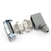 Conector Automotriz Rectangular Híbrido de Alta Resistencia BYLJQ de Aleación de Cobre y Latón IP65 con Función de Enchufe y Tomacorriente para Aviación