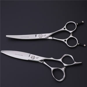 Amao 1816 – ciseaux de coiffure professionnels, lame incurvée en acier inoxydable 440C, manche long pour usage professionnel - Product Image 2