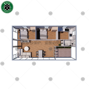 บ้านคอนเทนเนอร์พับได้ขนาด 20 ฟุต และ 40 ฟุต แบบขยายได้ สำเร็จรูป เคลื่อนย้ายได้ ได้รับการรับรอง - Product Image 6