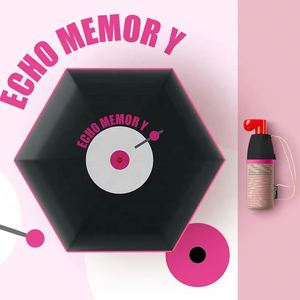 ร่มกันแดดพับได้สองแบบ UV สำหรับผู้หญิง ยี่ห้อ Sunday Factory Wholesale ลายพิมพ์ตามสั่ง สีแดง รุ่นสามตอน พกพาสะดวก สำหรับเดินทาง 8k - Product Image 3