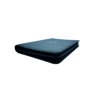 Carpeta de Cartas Coleccionables de Cuero PU de 9 Bolsillos con Diseño de Cremallera Personalizable para 360 Cartas como Álbum de Fotos de Tarjetas de Colección