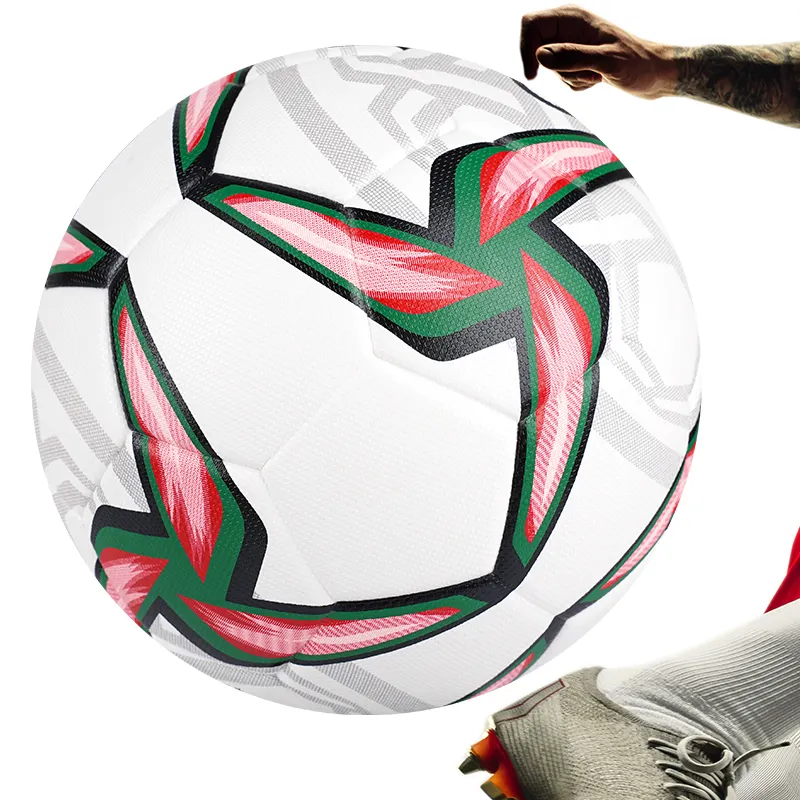 Custom 5-Leather Soccer Ball Football Ball Pelotas de Futbol Match Quality Online Purchase