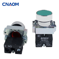 Botón de Encendido/Apagado Rojo Económico al por Mayor con Interruptor de Botón Pulsador de Metal BA41 Normalmente Abierto