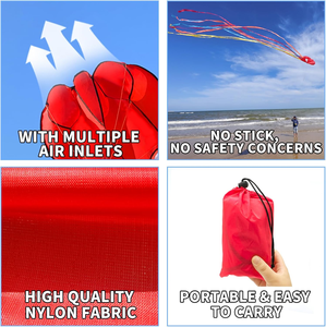 ว่าวปลาหมึกแบบพกพา ใช้งานง่าย เหมาะสำหรับการเดินทางช่วงวันหยุดสุดสัปดาห์และกิจกรรมกลางแจ้ง - Product Image 3