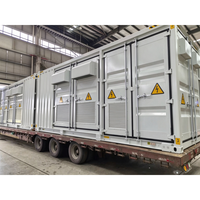 Transformateur de distribution d'énergie triphasé industriel mobile en métal 33KV 35KV, type boîtier compact préfabriqué