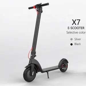 10 inç hava lastiği iki tekerlek elektrikli Scooter 350w yetişkinler için en iyi elektrikli Scooter