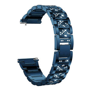 Bracelet pour femme 22 mm 20 mm pour Samsung Galaxy Watch 4 3 Classic Band 42 mm 46 mm 41/45 mm <span class=keywords><strong>Active</strong></span> 2 40 mm 44 mm Bracelet en métal avec diamants - Product Image 6