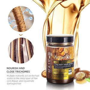 <span class=keywords><strong>Masque</strong></span> capillaire crémeux à l'huile d'argan <span class=keywords><strong>anti</strong></span>-<span class=keywords><strong>chute</strong></span> de <span class=keywords><strong>cheveux</strong></span> 98% Répare les <span class=keywords><strong>cheveux</strong></span> abîmés 1000ml - Product Image 6
