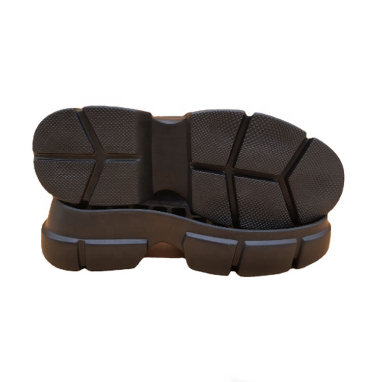 Изготовленный на заказ материал обуви на толстом каблуке с толстой подошвой, женские кожаные сапоги с резиновой подошвой