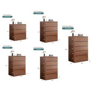 Cómoda Nórdica Minimalista Personalizable, Cómoda <span class=keywords><strong>Alta</strong></span> <span class=keywords><strong>y</strong></span> <span class=keywords><strong>Estrecha</strong></span> a Precio Económico - Product Image 4