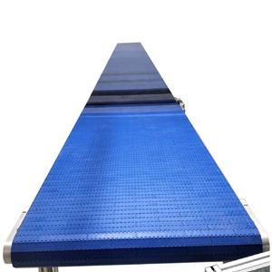 Convoyeur droit à dessus plat de convoyeur à bande modulaire de catégorie comestible directe d'usine pour des fruits et légumes - Product Image 2