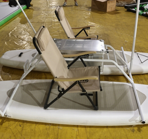 Catamarán de material de PVC fácil de usar Paddleboard inflable doble SUP con capacidad máxima 100kg para lagos y océanos - Product Image 4