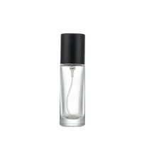 Flacons de parfum en verre transparent épais, mini, vides, rechargeables, pour voyage, 10ml/15ml/20ml, avec atomiseur