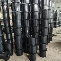 KC 4016/5014 /5016/ 6020 /8018 Accouplement à chaîne flexible KC Arbre à chaîne à rouleaux Coiplings Système de transmission