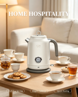 Bouilloire électrique mécanique en acier inoxydable pour commande en gros, capacité 1,7 L, interrupteur mécanique