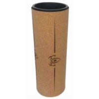 Rouleau en mousse de Pilates et de yoga haute densité, solide et durable, pour la relaxation musculaire du corps entier avec exercices en maille