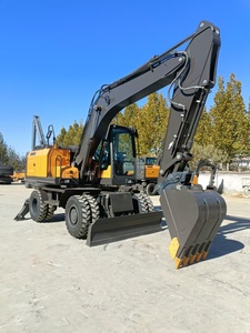 Excavatrice compacte sur roues de <span class=keywords><strong>15</strong></span> <span class=keywords><strong>tonnes</strong></span> à haute efficacité pour travaux utilitaires, fabriquée en Chine - Product Image 3