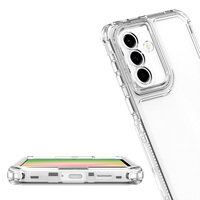 Étui de protection intégral 360° de luxe anti-traces de doigts et antichoc en TPU+PC+Acrylique pour A57/A37/A17/A56/A36