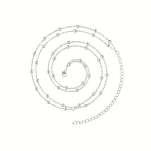 Nessuna dissolvenza spiaggia Bikini gioielli in acciaio inox 18K placcato oro <span class=keywords><strong>catena</strong></span> del ventre di lusso in zircone del corpo <span class=keywords><strong>catena</strong></span> per donna - Product Image 6