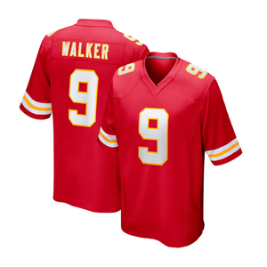 Jersey Kenneth Walker III Baru 2026 Kansas City # 9 Jersey Sepak Bola Amerika Jahitan Berkualitas, Baju Olahraga Bernapas untuk Pria - Product Image 2