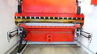 Presse plieuse CNC automatique 125T à grande vitesse avec servomoteur, système Delem DA-53T et machines intégrées