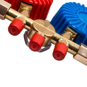 Jeu de manomètres en laiton pour climatisation et réfrigération, outil pour le chargement de climatiseurs R22, <span class=keywords><strong>R410A</strong></span>, R134A - Product Image 5