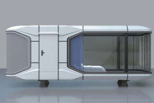 Casa Capsula Spaziale di Lusso, Hotel Prefabbricato Moderno, Casa Mobile per Esterni, Modulo Spaziale Moderno - Product Image 5