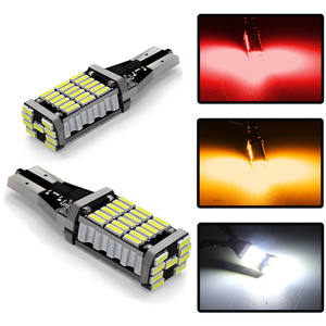 T15 921 W16W 45SMD 4014 LED Auto lampe <span class=keywords><strong>de</strong></span> frein <span class=keywords><strong>supplémentaire</strong></span> CANBUS sans erreur feux <span class=keywords><strong>de</strong></span> <span class=keywords><strong>recul</strong></span> voiture <span class=keywords><strong>feu</strong></span> <span class=keywords><strong>de</strong></span> jour DC12 blanc - Product Image 6