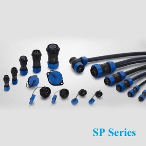 تجميعة كابلات WEIPU SP25 مخصصة أصلية IP68 بـ 2-19 دبوس مطلية بالذهب لاختبار البطارية والاستخدامات البحرية IPC-620 OEM - Product Image 3