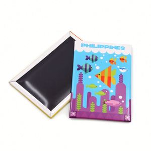Manufactory Wholesale Custom Cartoon Souvenir Sticker Maker Metal City Gifts Magnetic Tin <b>Fridge</b> Magnet - Product Image 5