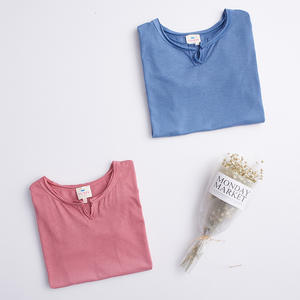 เสื้อยืดเด็กสองสีเปลี่ยนสีได้ แขนยาว มีกระเป๋าข้างเดียว จากโรงงานขายส่งจีน - Product Image 4