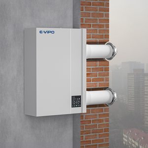 Système de ventilation à récupération d'énergie ERV mural pour maison E-<span class=keywords><strong>VIPO</strong></span> 150m3/h, récupérateur de chaleur avec ventilateur ERV sans conduit HEPA - Product Image 2