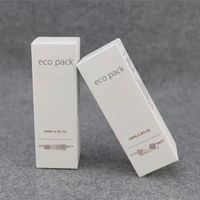 Échantillon de parfum personnalisé, boîte cadeau avec impression CMYK, avec votre logo, boîte en carton blanc