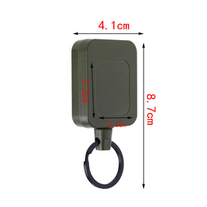 Nouvelle ceinture de sac à dos multifonctionnelle télescopique carrée avec clip arrière et boucle à tirage facile pour camping en extérieur, porte-clés et porte-badge - Product Image 3