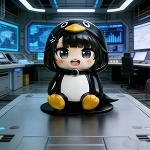 Gugugaga Endworld Little Penguin Peripheral Manager Figurine de pingouin portable, modèle de décoration de voiture, <span class=keywords><strong>cadeau</strong></span> - Product Image 3