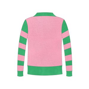 Blusa Casual a canotta stile Polo a maniche lunghe da <span class=keywords><strong>donna</strong></span> maglioni a maglia con motivo stampato Color <span class=keywords><strong>autunno</strong></span> <span class=keywords><strong>inverno</strong></span> - Product Image 2