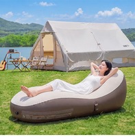 Chaise longue gonflable ergonomique pour intérieur et extérieur, fauteuil gonflable pour la lecture et le repos