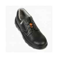 Chaussures de sécurité en cuir pour hommes, fabriquées en Inde, résistantes à l'huile, avec embout en acier pour usage intensif, disponibles à la vente