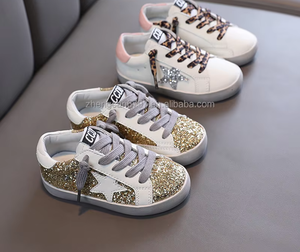 <span class=keywords><strong>Scarpe</strong></span> da bambino Boutique 2022 con paillettes, in vera pelle, primaverili, per ragazzi e ragazze, modello Star Small Dirty Shoes - Product Image 4