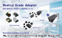 Adaptador de Corriente de Escritorio Gan de 120W, 215W, 240W al por Mayor, Fuente de Alimentación SMPS de 12V, 15V, 19V, 21V, 25V, 48V, 50V, 4A, 12.5A, 10A, 15A, 18A